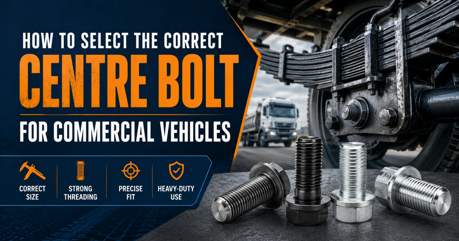 How to Select the Correct Centre Bolt for Commercial Vehicles
